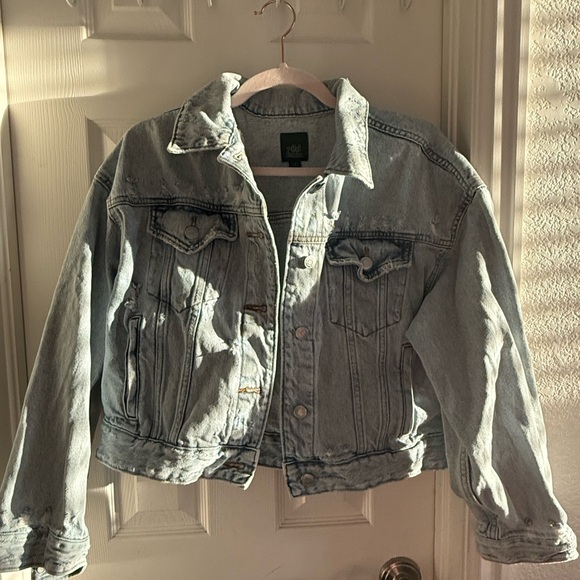wild fable Jackets & Blazers - wild fable Light Wash Denim Jacket